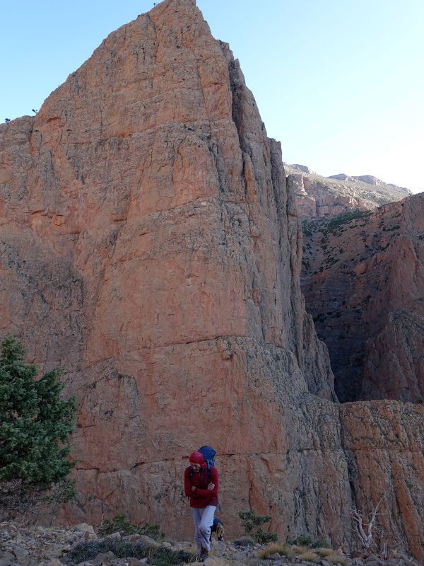 Climbing in Taghia